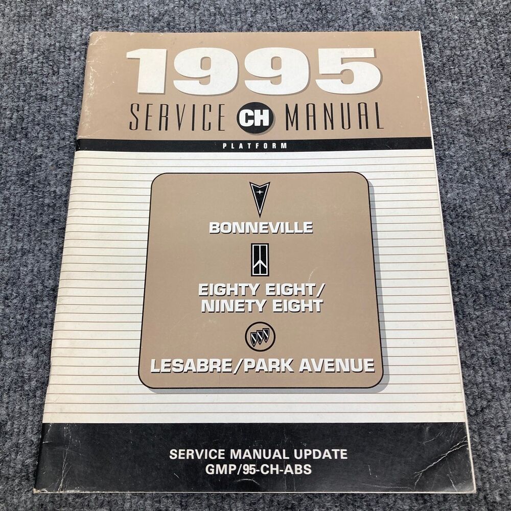 Buick Oldsmobile Pontiac Service Manual ABS TCS 1995